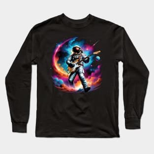 Astronaut Guitar Player Long Sleeve T-Shirt